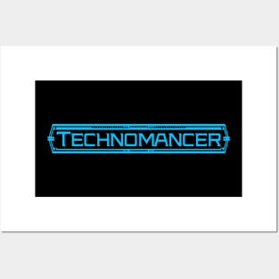 Technomancer Sci-Fi Character Posters and Art